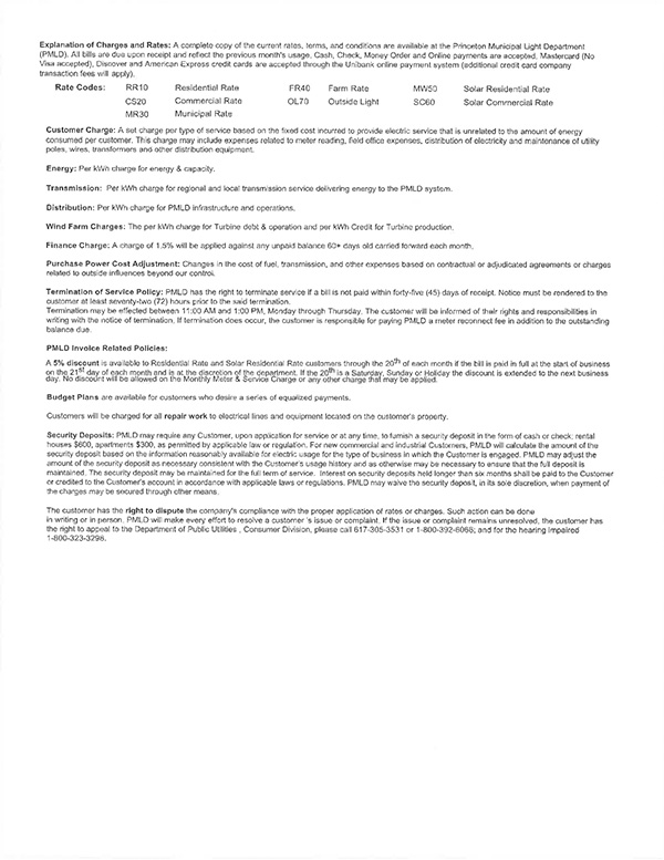 Example of Side 2 of a PMLD Bill